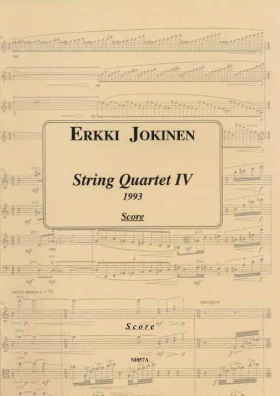 Jokinen Erkki: Jousikvartetto nro 4, partituuri
